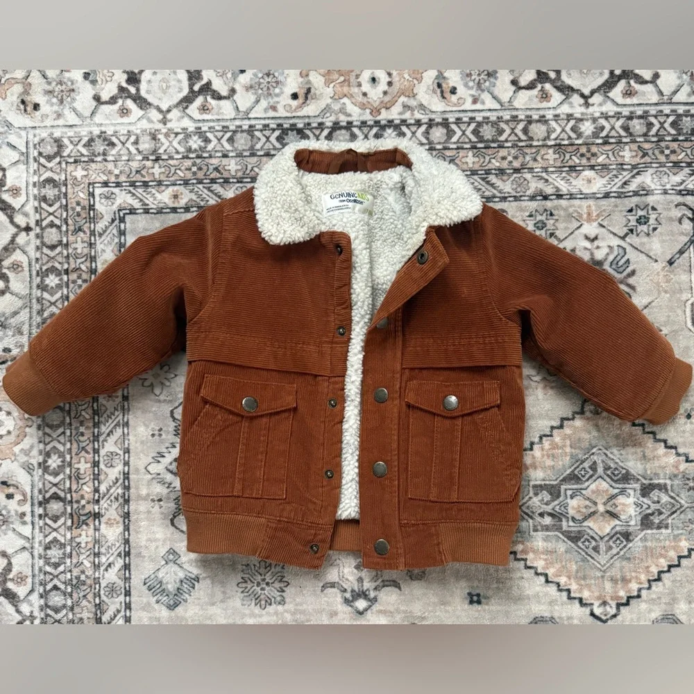 Genuine Kids‎ Oshkosh Fleece Lined Corduroy Kids Jacket